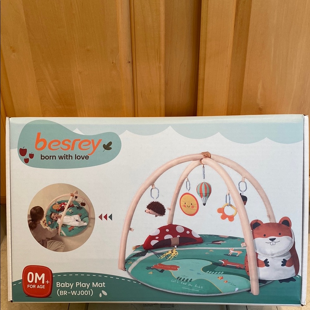 Brand New - Besrey Green Baby Play Mat